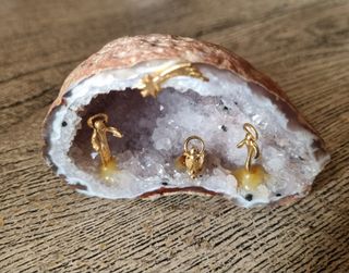 Geode Agata Quarzo con Natività