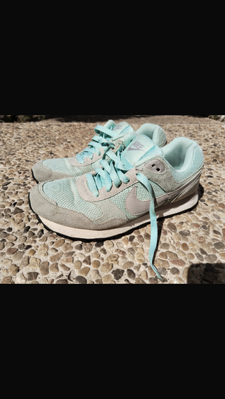 Zapatillas Nike Gris y Turquesa