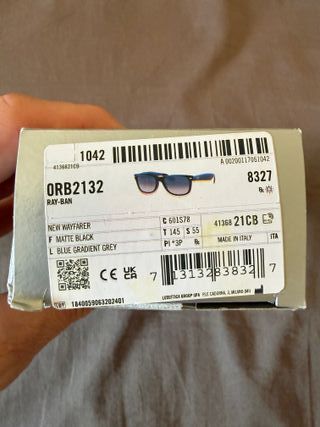 Ray-Ban New Wayfarer Mate Negro