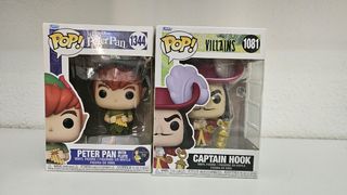 Funko Pop! Peter Pan 1344 y Captain Hook 1081
