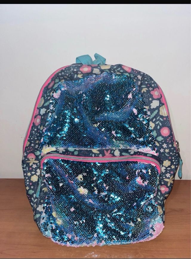 Zaino con paillettes reversibili