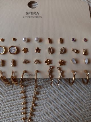 Set 20 pares de pendientes Sfera Accessories NUEVO