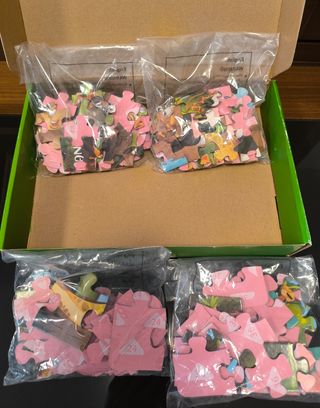Puzzle 4 en 1 Animales del Bosque