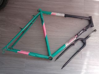 Cuadro y horquilla BH MTB antigua