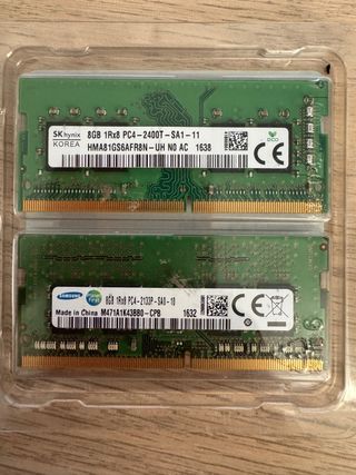 2x8GB DDR4 SODIMM RAM SK hynix Samsung