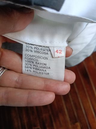 Traje de caballero gris