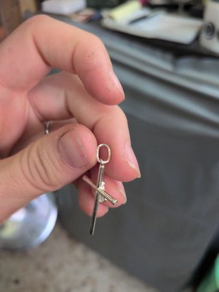 Cruz Plata Virgen del Rocío