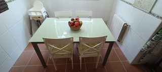 Mesa de cocina cristal