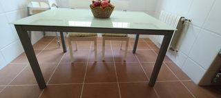 Mesa de cocina cristal