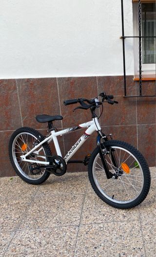 Bicicleta Rockrider blanca