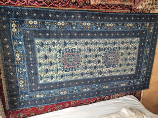 Alfombra Persa Baluch Lana Azul/Rojo