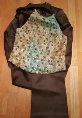 Traje de pantalón tres piezas talla 42