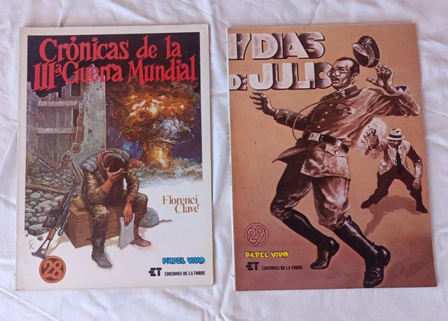 Comic Papel Vivo, 27 y 28 Ediciones de la Torre