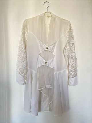 Camisa Novia Vintage Encaje