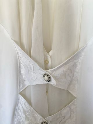 Camisa Novia Vintage Encaje