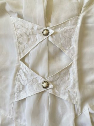Camisa Novia Vintage Encaje