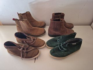 Pack 4 Zapatos Invierno Talla 38