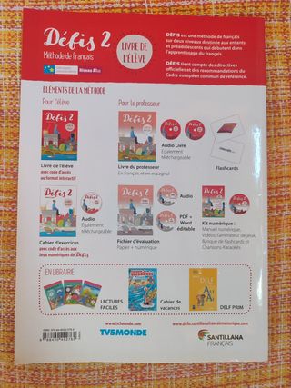 DEFIS 2 ELEVE + COD. ACCESO
Méthode de français
