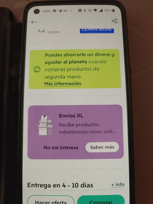 Cuadro Flores 3D Marrón y Plata