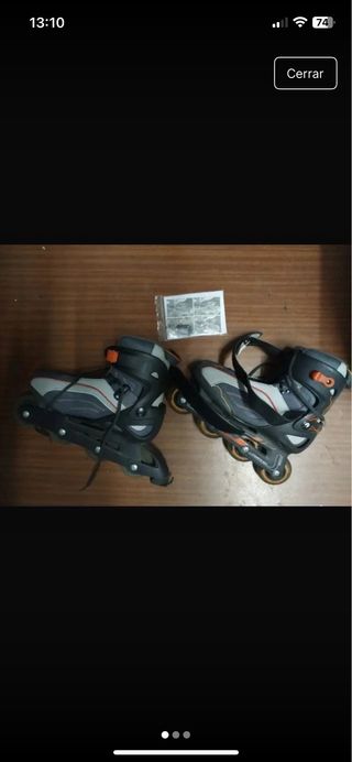 Patines en línea con protectores y bolsa