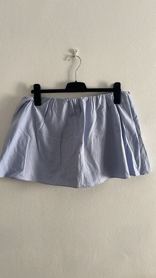 Falda pantalón Zara azul