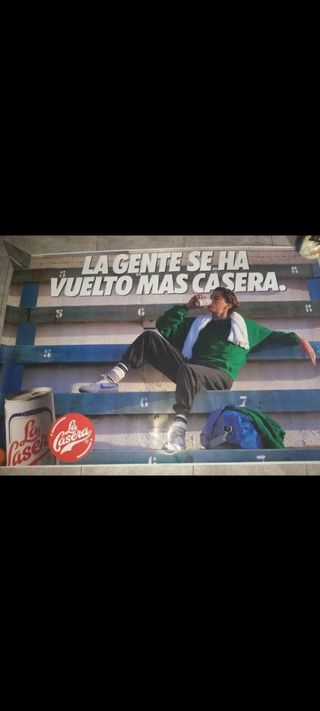 Posters publicitarios años 80, la casera