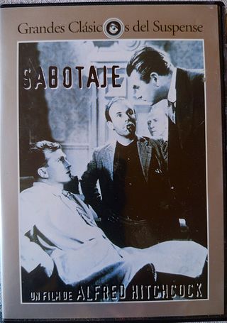 Sabotaje (1936) DVD Hitchcock
