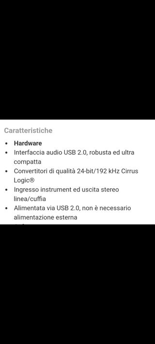 Scheda audio Guitar Rig Mobile I/O