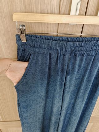 Conjunto top y pantalón estampado
