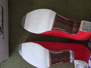 Zapatos de flamenco Benini rojos