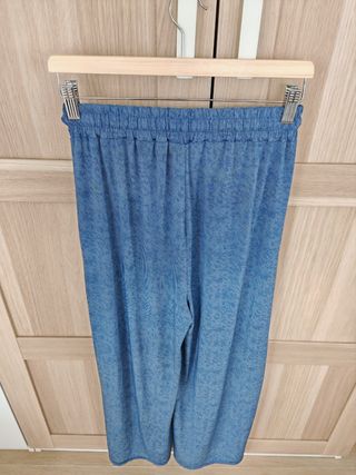 Pantalón de licra fría azul