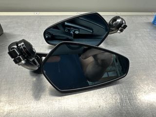 Espejos retrovisores moto negros