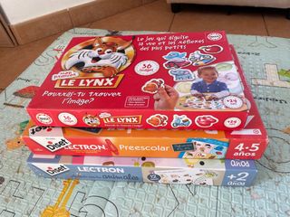 Lote 3 juegos educativos infantiles