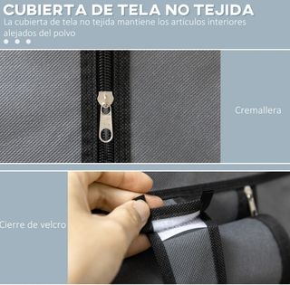 Armario de Tela Plegable Ropero Portátil