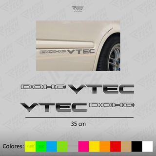 Pegatinas DOHC VTEC Honda Civic
