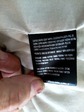 Bomber de cuero negro