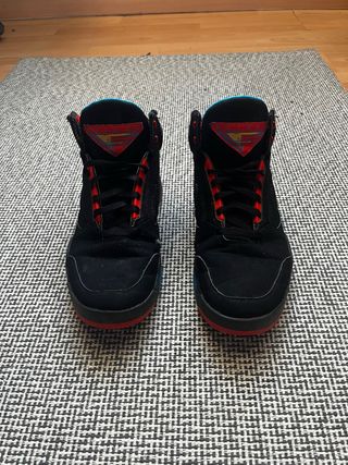 Zapatos Nike Air Baloncesto Negro/Rojo