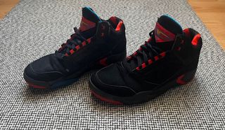 Zapatos Nike Air Baloncesto Negro/Rojo