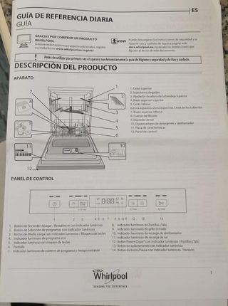 Lavavajillas Whirlpool WFC 3C26 P