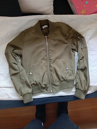 Chaqueta Bomber Verde Militar