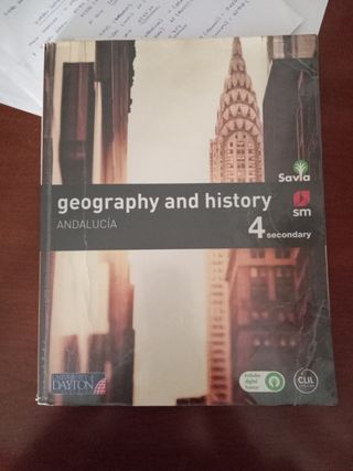 Geography and history. 4 ESO. Savia. Andalucía