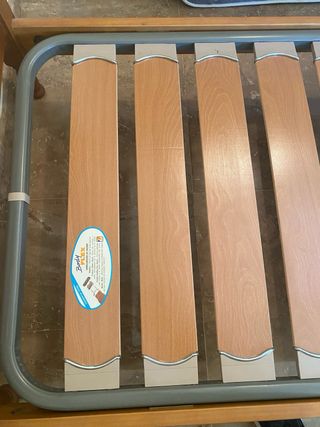 2 Estructuras Cama Madera + Colchón 90x180