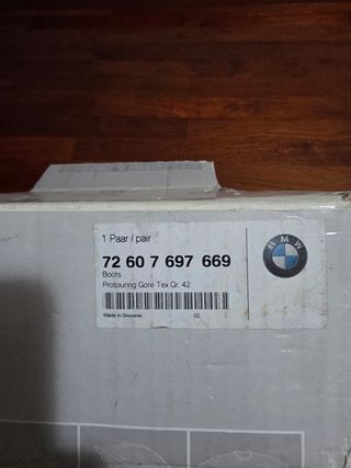 Botas de Moto BMW, cuero y gore tex t42