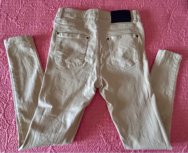 Gianni Kavanagh Jeans Beige Ajustados