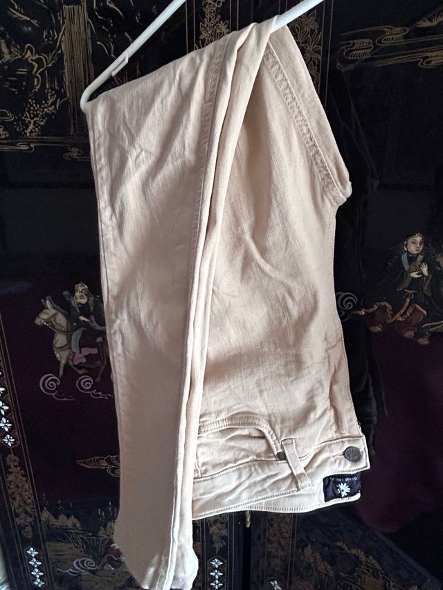 Gianni Kavanagh Jeans Beige Ajustados
