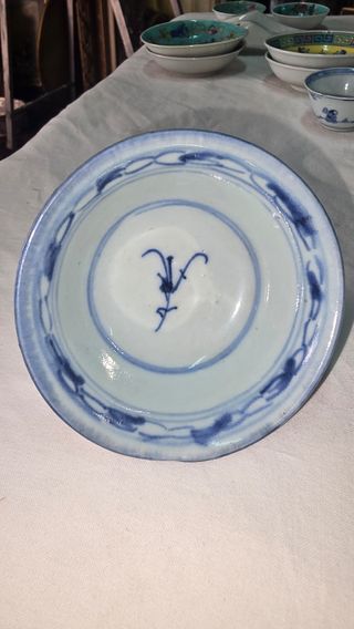 Cuenco porcelana china antiguo S. XVIII