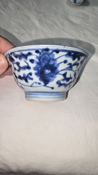 Cuenco porcelana china antiguo S. XVIII