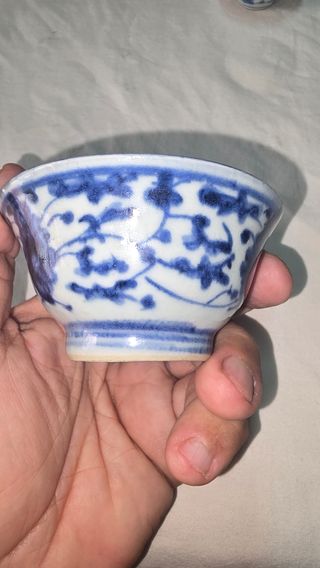 Cuenco porcelana china antiguo S. XVIII
