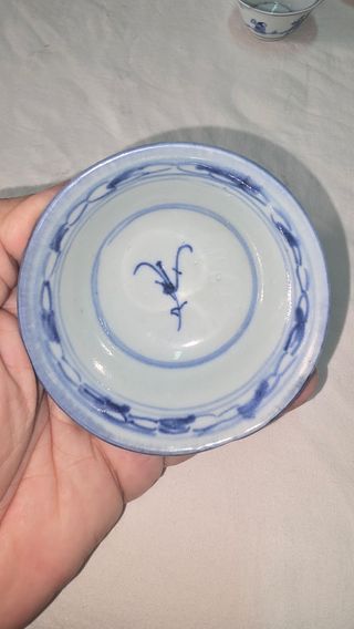 Cuenco porcelana china antiguo S. XVIII