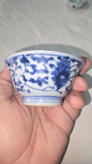 Cuenco porcelana china antiguo S. XVIII